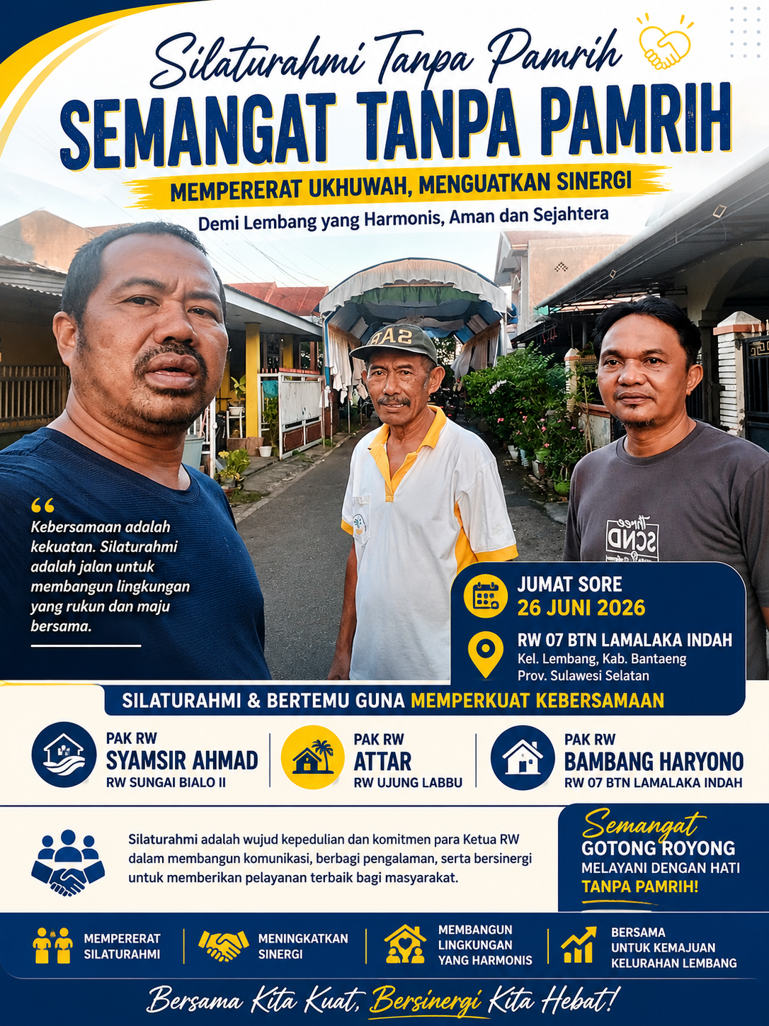 Menjalin Ukhuwah, Menguatkan Sinergi: Semangat Tanpa Pamrih Para Ketua RW Demi Lembang yang Lebih Harmonis